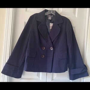 NWT Womens George by Mark Eise Aviator Blazer 6